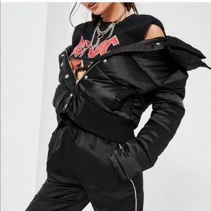 Missguided Satin Puffer